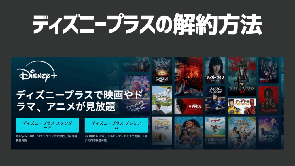 Disney+ (ディズニープラス)の解約方法は？解約時の注意点や解約できない時の対処法も解説