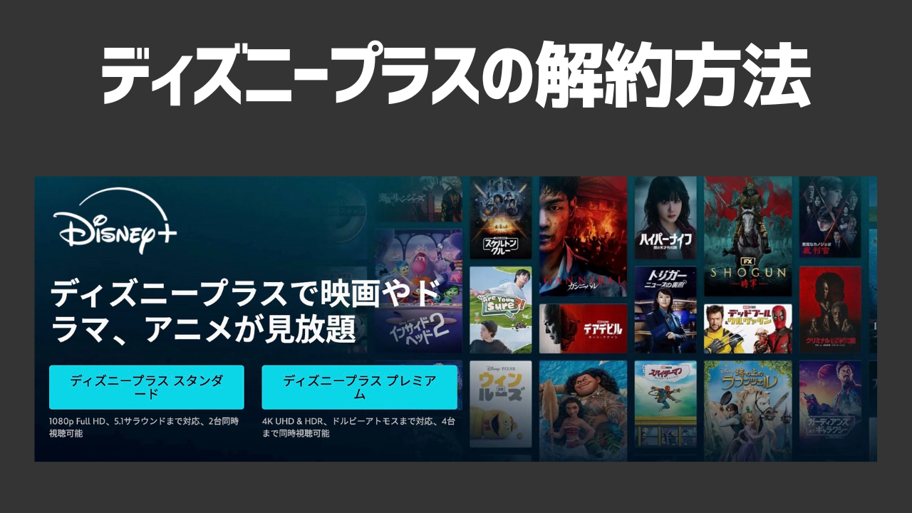 Disney+ (ディズニープラス)の解約方法は？解約時の注意点や解約できない時の対処法も解説