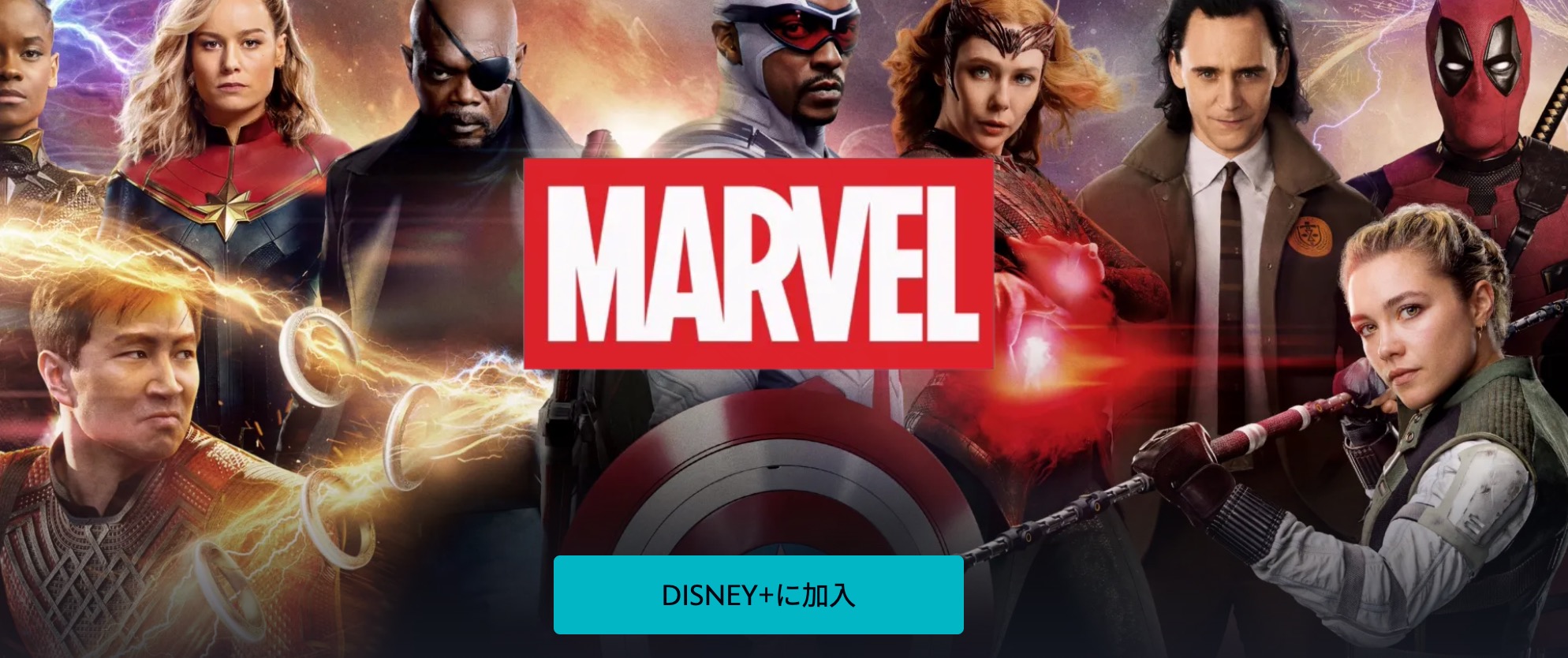 ディズニープラス　マーベル